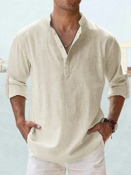 Asher - Casual Linen Shirt