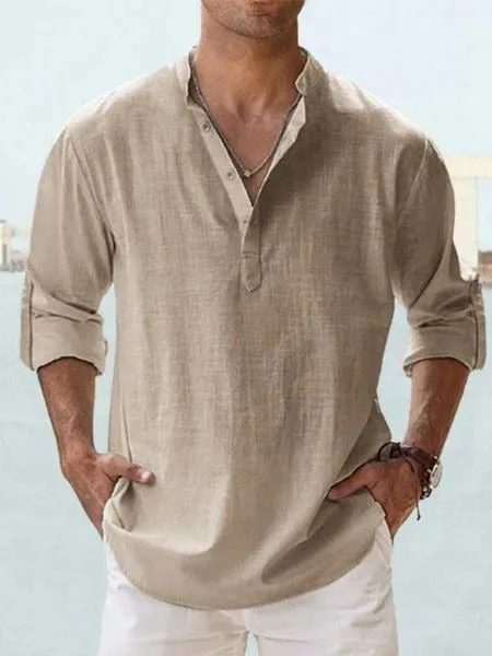 Asher - Casual Linen Shirt