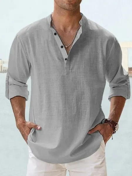 Asher - Casual Linen Shirt