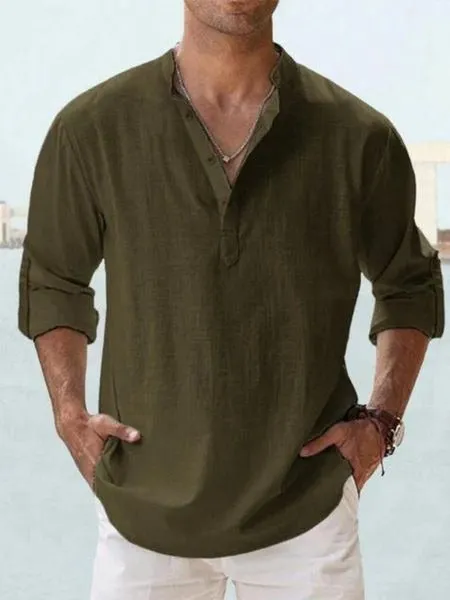 Asher - Casual Linen Shirt