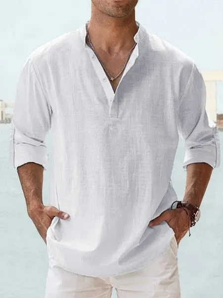Asher - Casual Linen Shirt