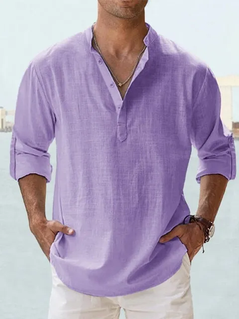 Asher - Casual Linen Shirt