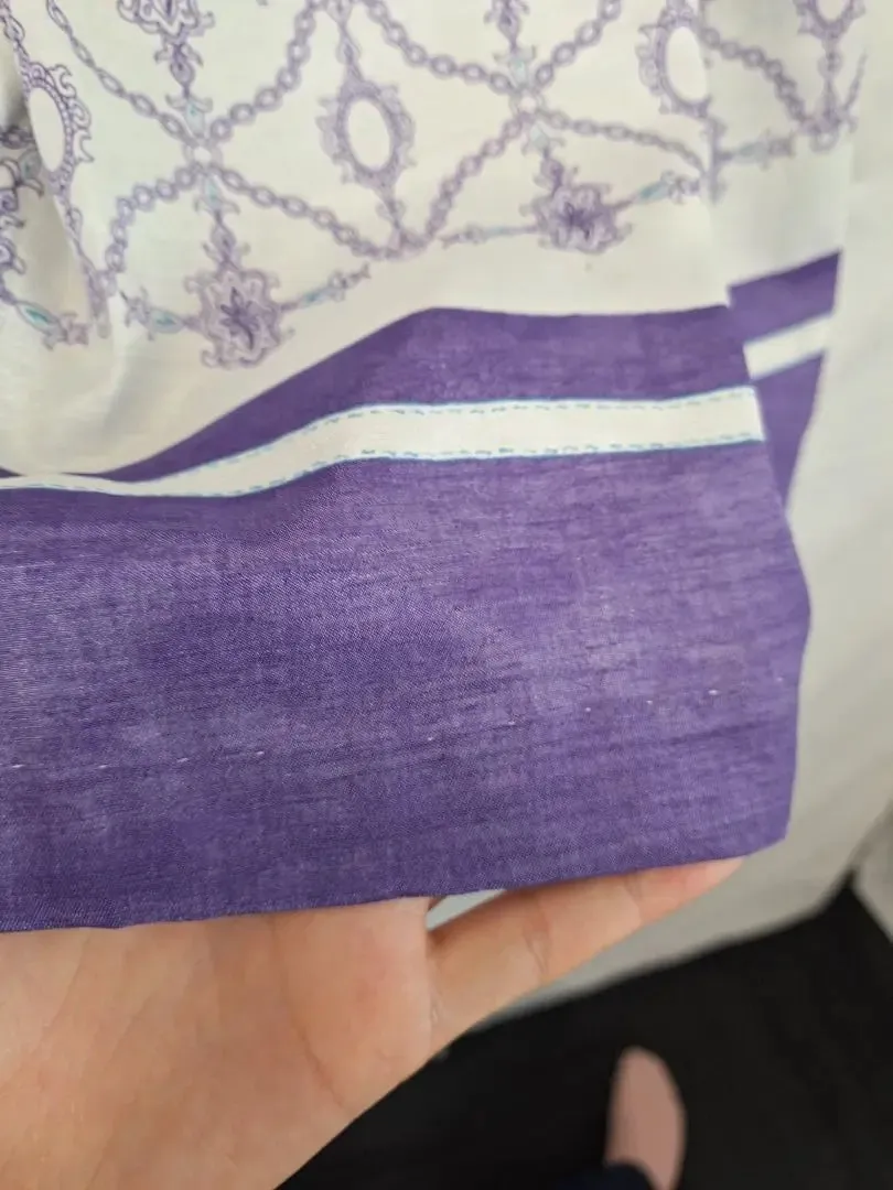 Assorted Brands Lavender Haze Box Pleated Midi Purple Skirt Size M