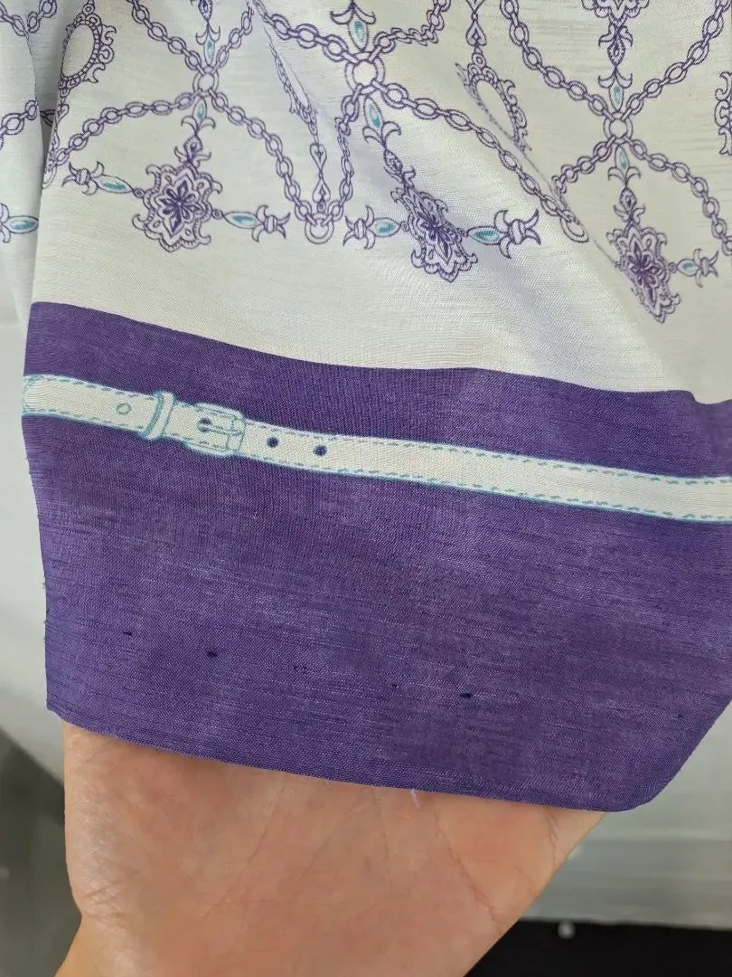 Assorted Brands Lavender Haze Box Pleated Midi Purple Skirt Size M