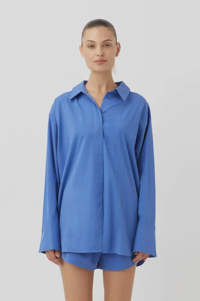 Avani Oversized Shirt Sapphire