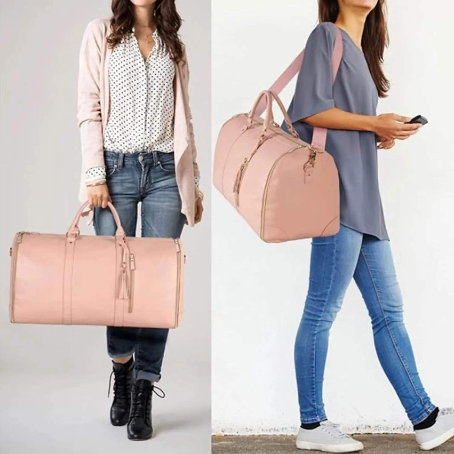 BobbiBag 2in1 Foldable Garment & Duffle Carry-On Luggage Bag