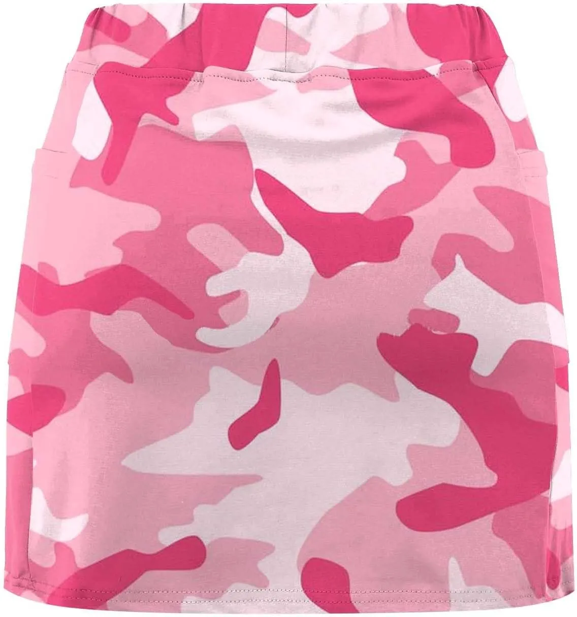 Camo Tennis Skirts for Women Plus Size Summer Athletic Workout Golf Skorts Activewear Tight Skinny Built in Leggings Shorts