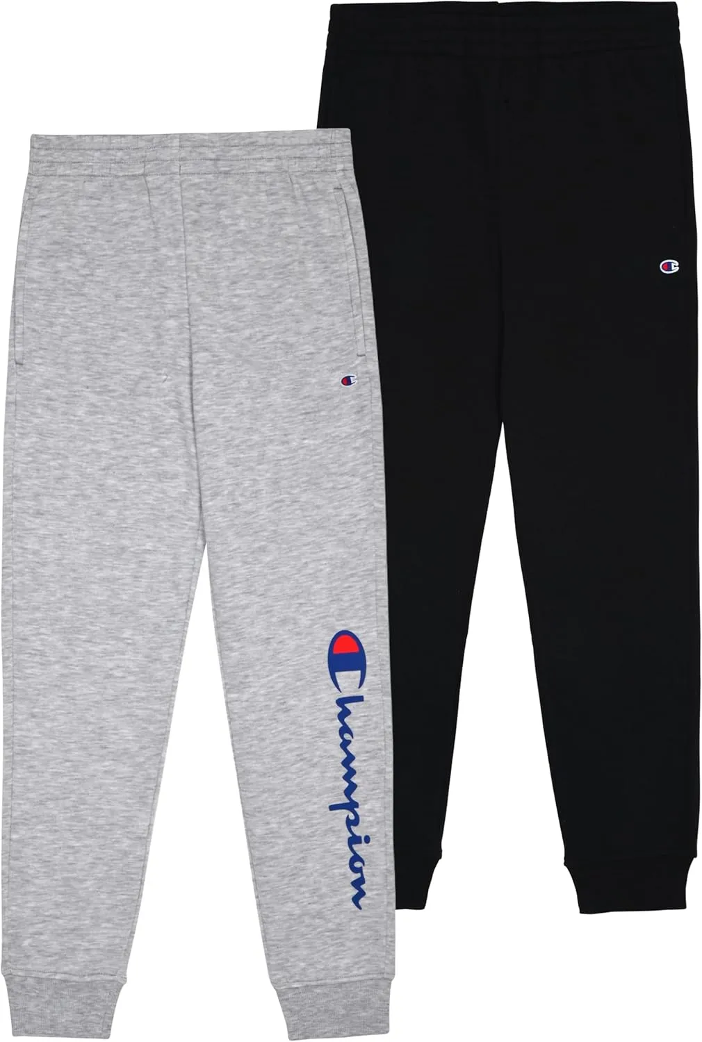 Champion Boys Sweatpants for Kids 2 Pack Athletic Boys Jogger Pants