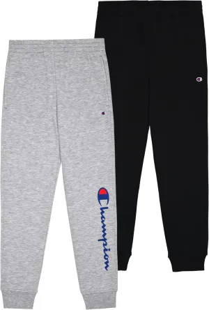 Champion Boys Sweatpants for Kids 2 Pack Athletic Boys Jogger Pants