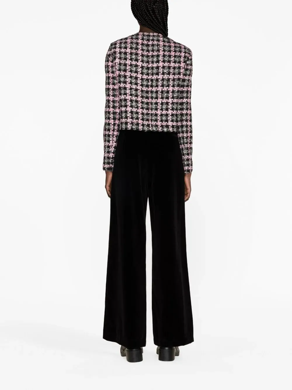 Checkered Button Up Jacket