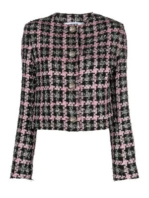 Checkered Button Up Jacket