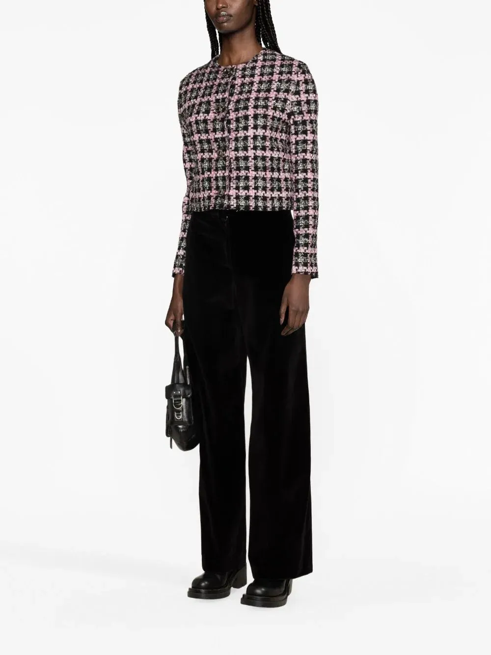 Checkered Button Up Jacket