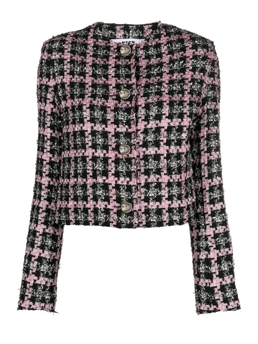 Checkered Button Up Jacket