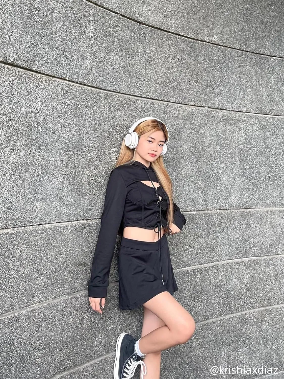 CIDER Solid Slit Basic Skort