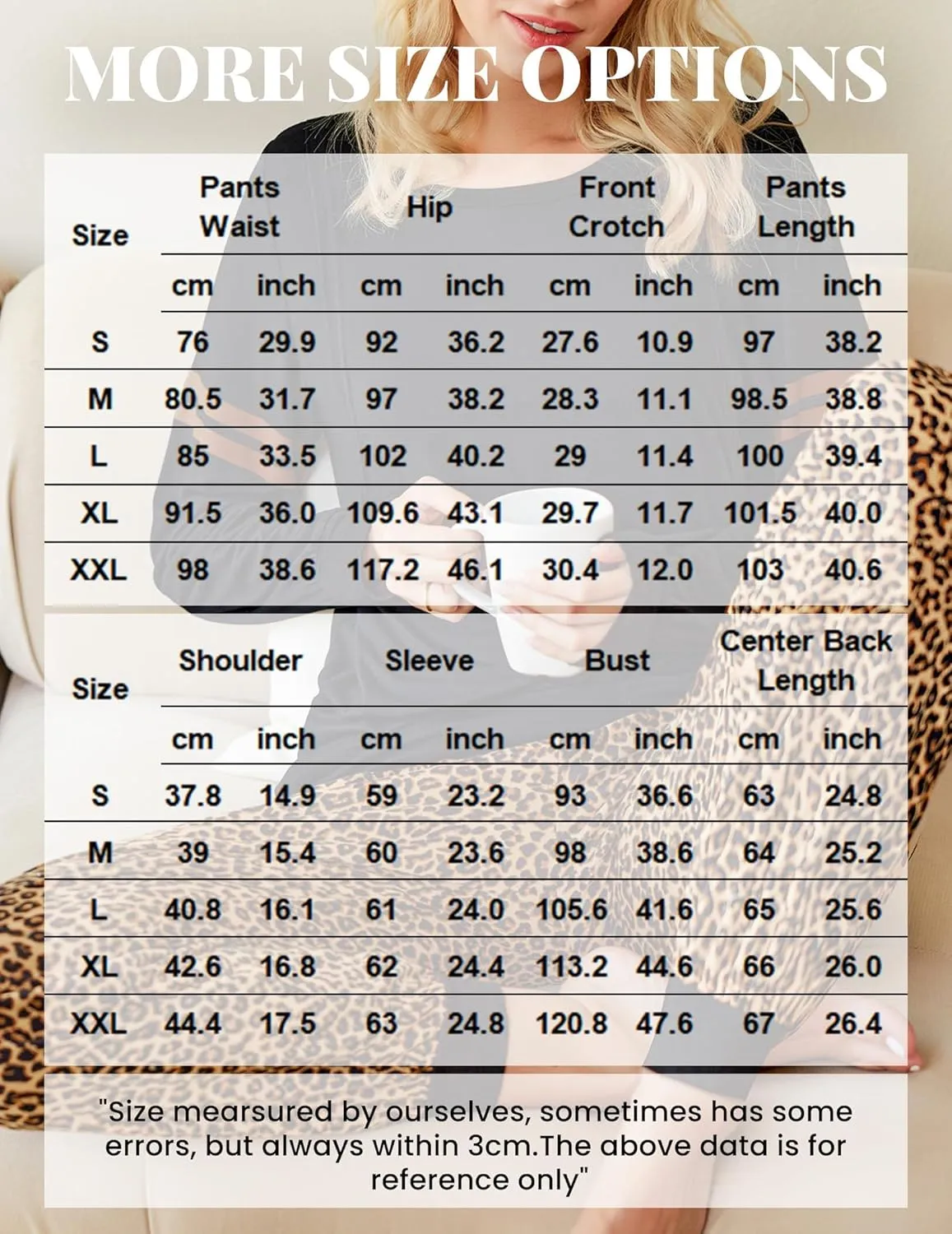 Ekouaer Maternity Pajama Set Nursing Pjs Women Breastfeeding Pregnancy Postpartum Clothes Long Sleeve Top & Pant with Pockets