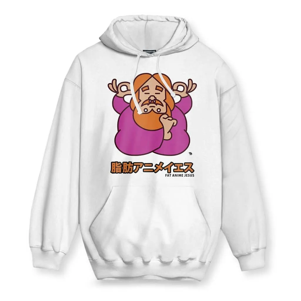 Fat Anime Jesus Hoodie