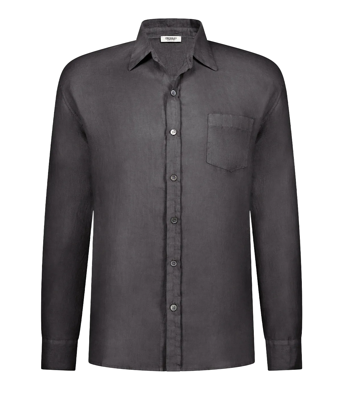 *FINAL SALE* Jioch Linen Shirt in Black Oyster