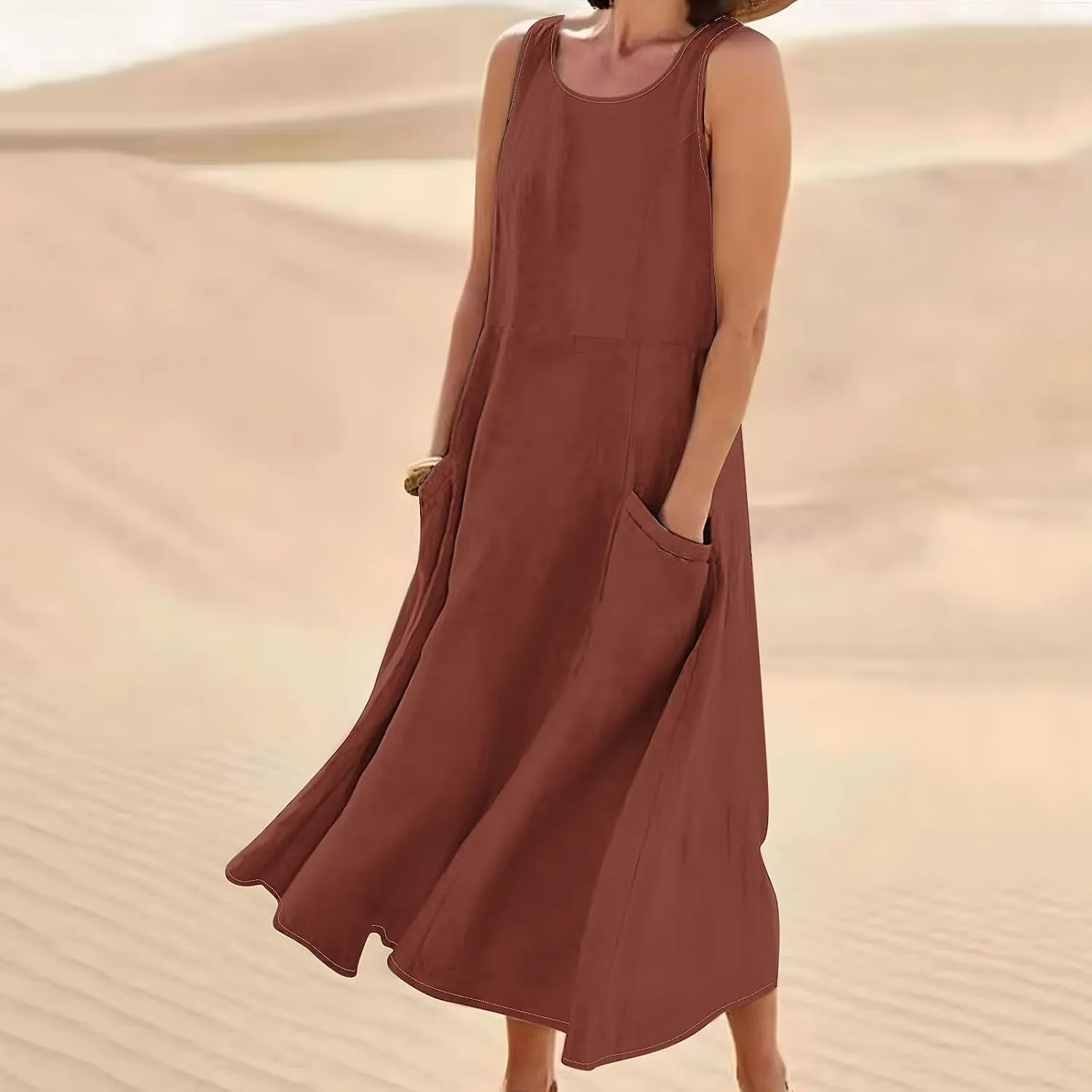 FZYLQY Spaghetti Strap Mini Dress for Women 2025 Summer Casual V Neck A Line Ruffle Hem Sundress Lightweight Flowy Dresses