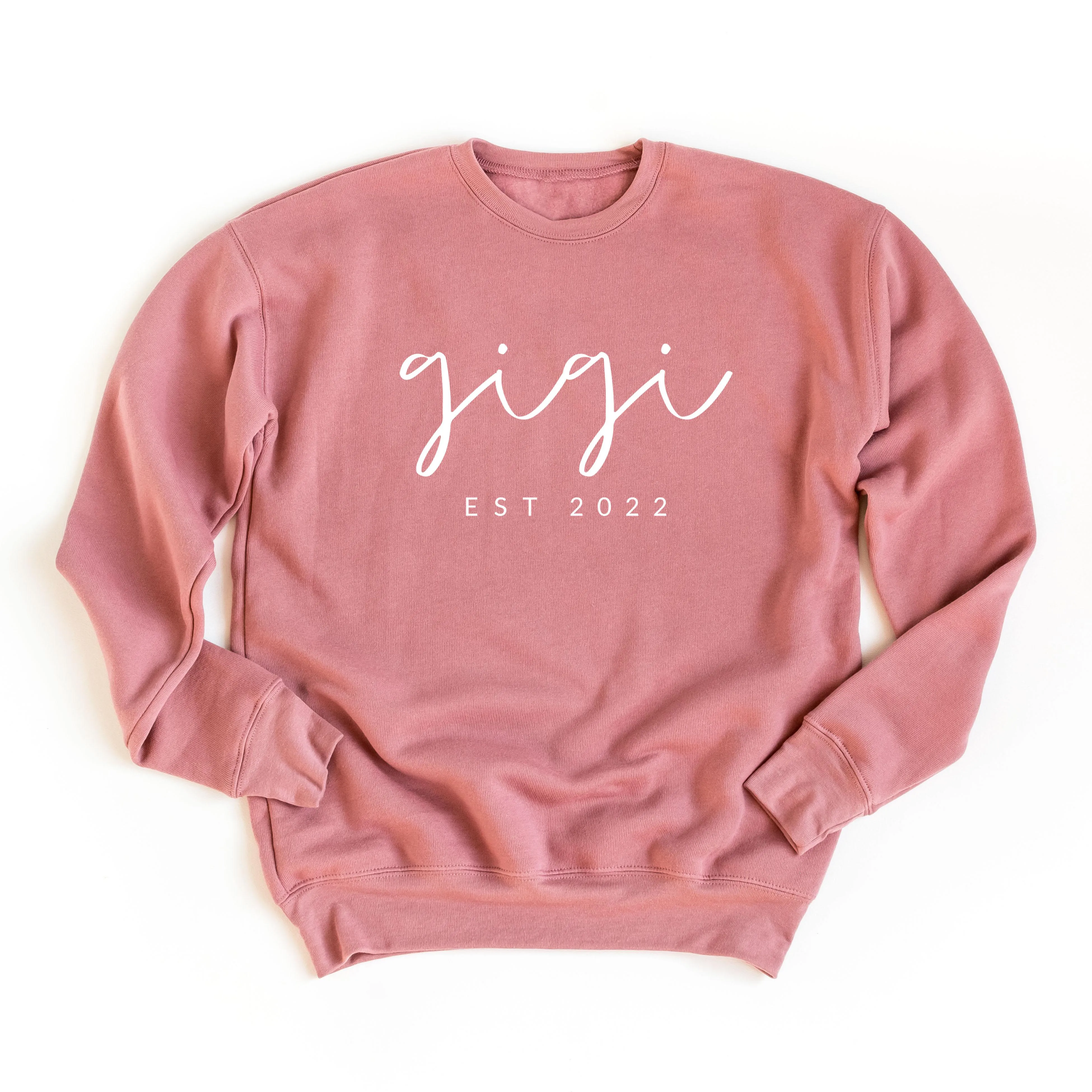 Gigi Grandma Custom Est 2023 Classic Soft Sweatshirt