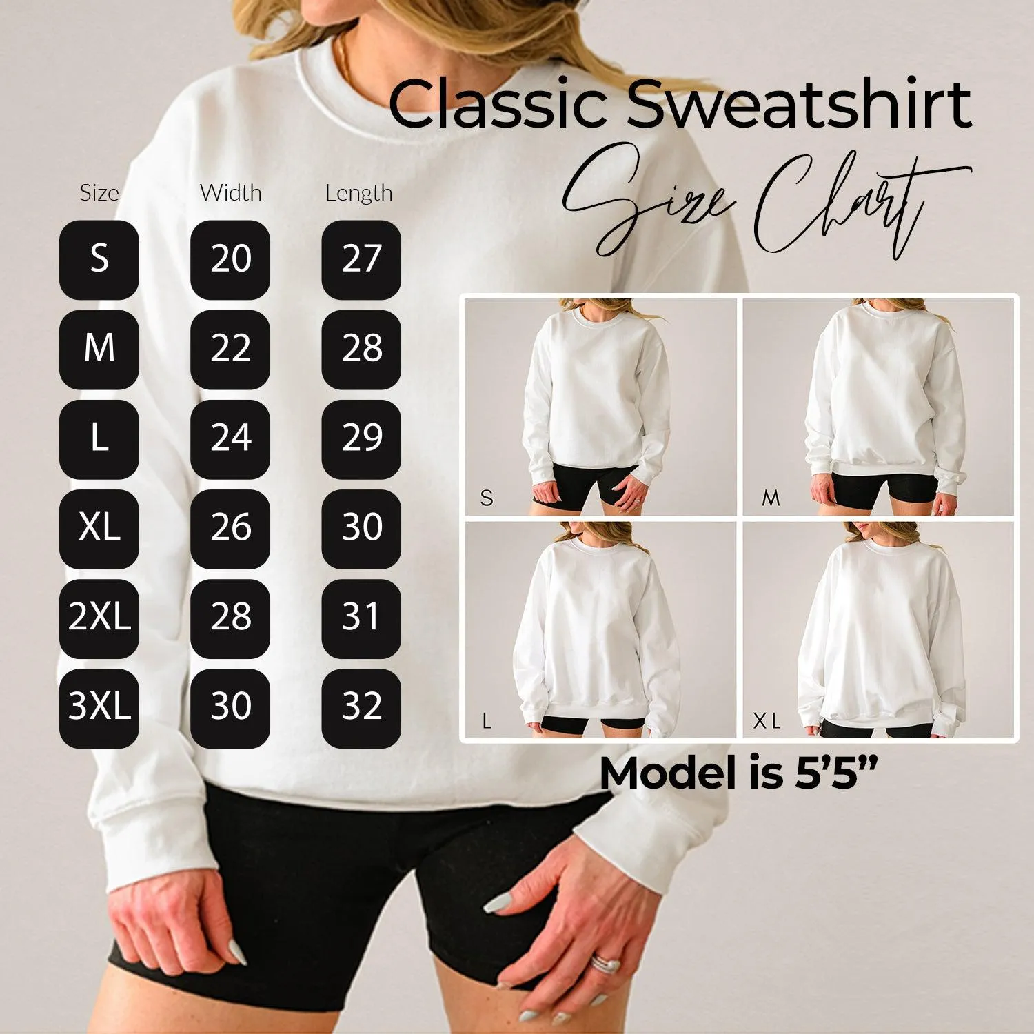 Gigi Grandma Custom Est 2023 Classic Soft Sweatshirt