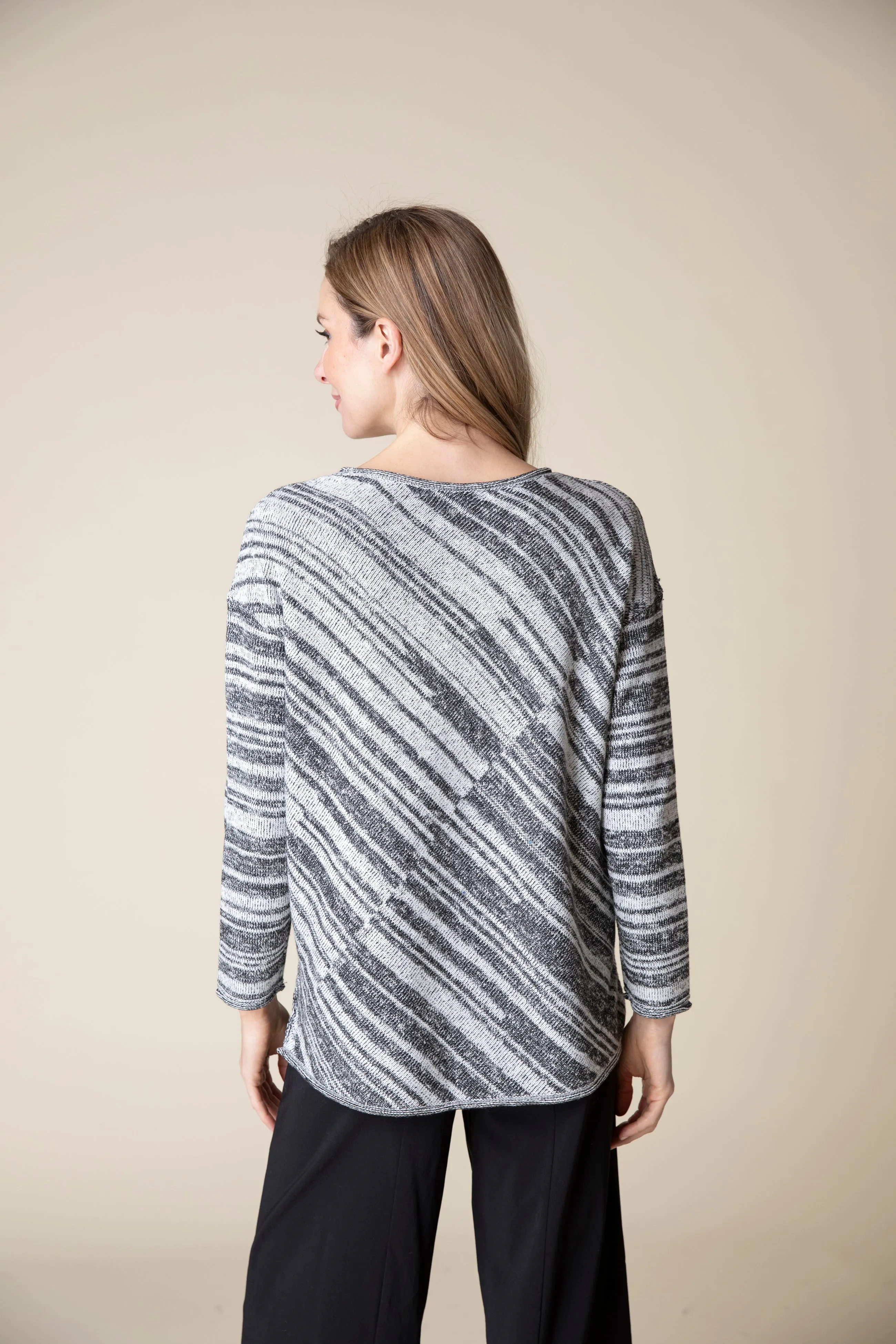HABITAT - MIXED STRIPE CREW