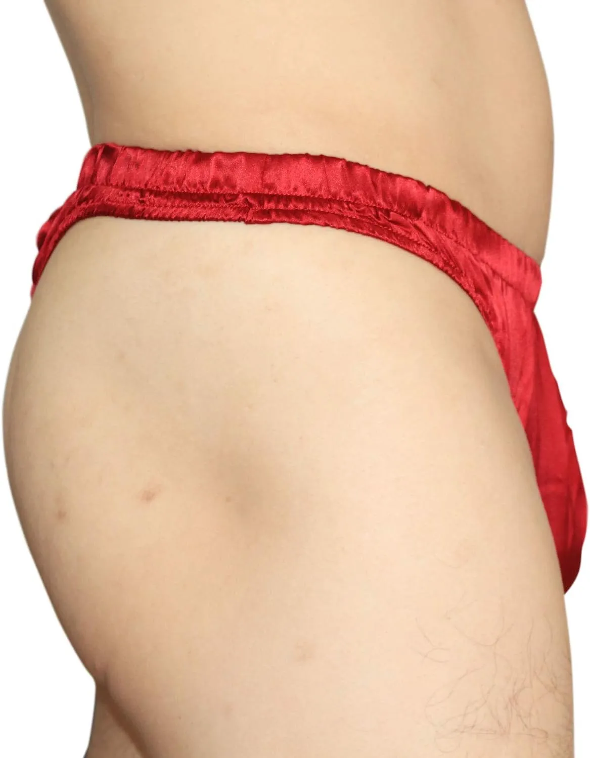 Paradise Silk Sexy 100% Silk Satin Underwear Mens Thong Briefs