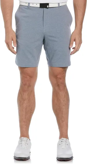 PGA TOUR Men's 8 Heather Performance Stretch Golf Shorts with Active Waistband, Moisture-Wicking, Sun Protection