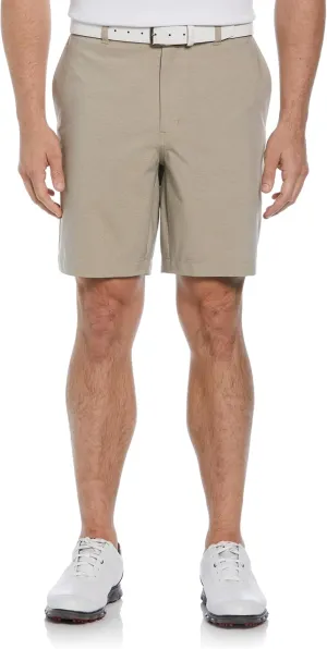 PGA TOUR Men's 8 Heather Performance Stretch Golf Shorts with Active Waistband, Moisture-Wicking, Sun Protection