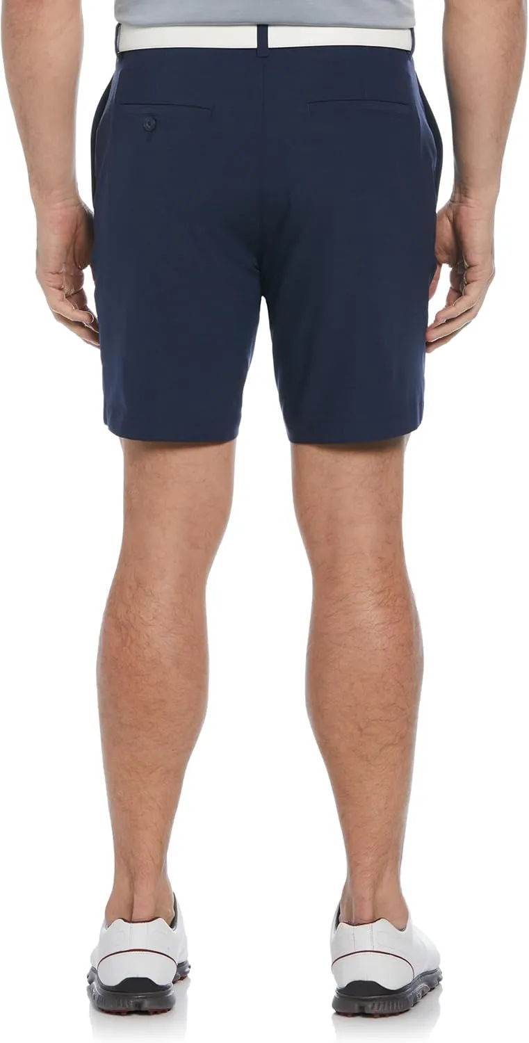 PGA TOUR Men's 8 Heather Performance Stretch Golf Shorts with Active Waistband, Moisture-Wicking, Sun Protection