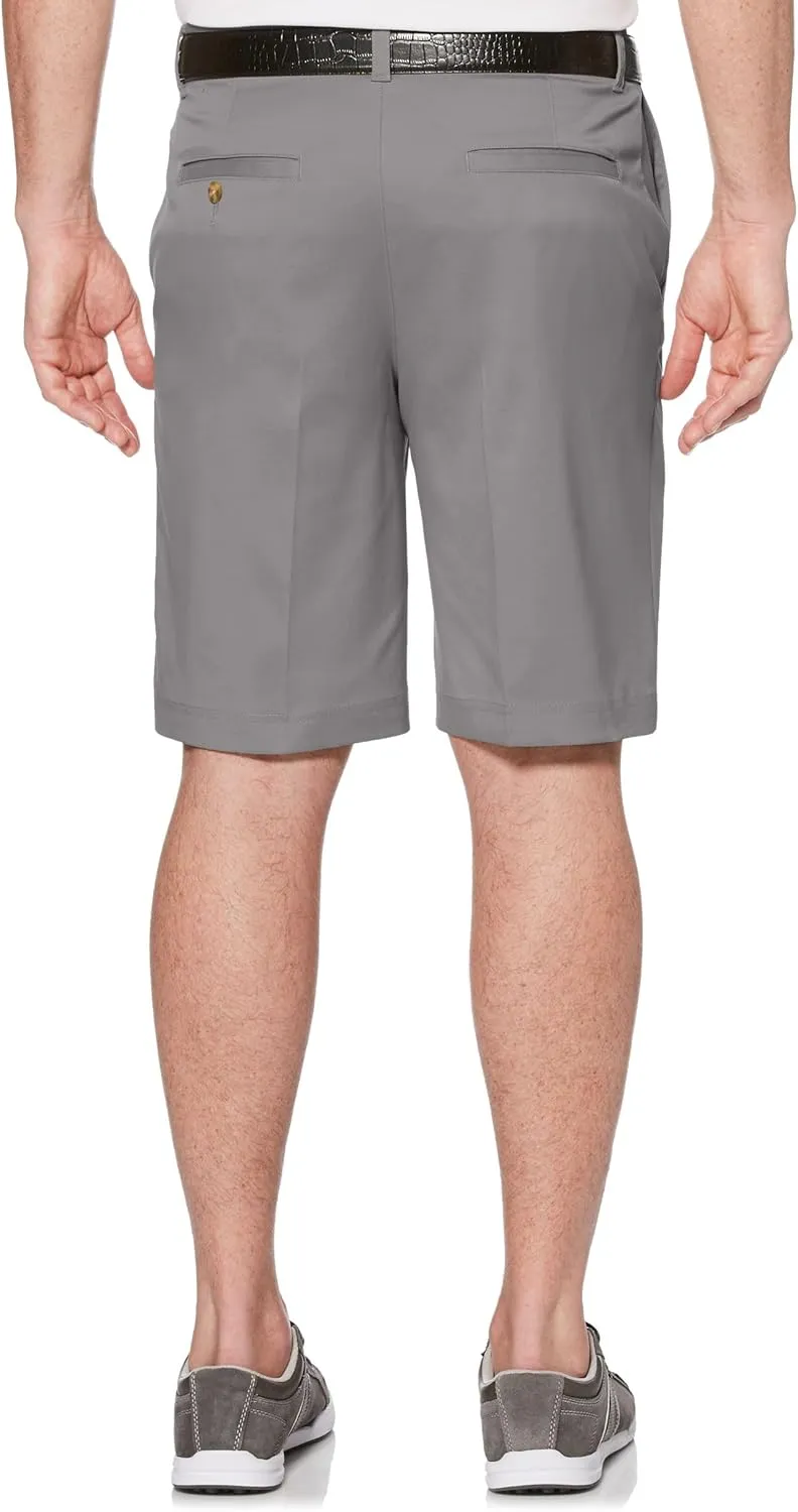 PGA TOUR Men's 9" Flat Front Golf Shorts with Active Waistband (Size 30-44 Big & Tall)