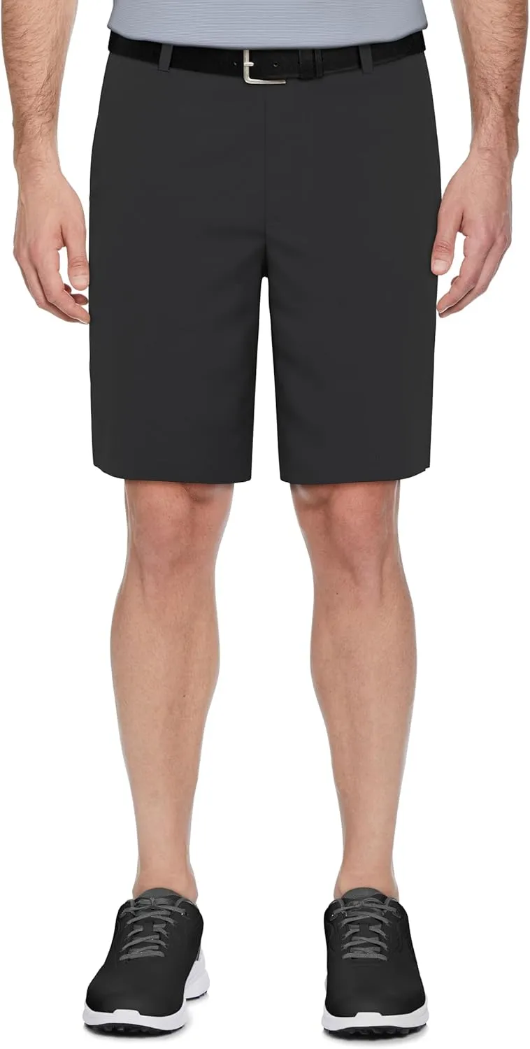 PGA TOUR Men's 9" Flat Front Golf Shorts with Active Waistband (Size 30-44 Big & Tall)