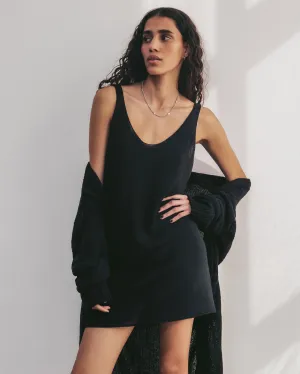 The Black Thin Knit Dress