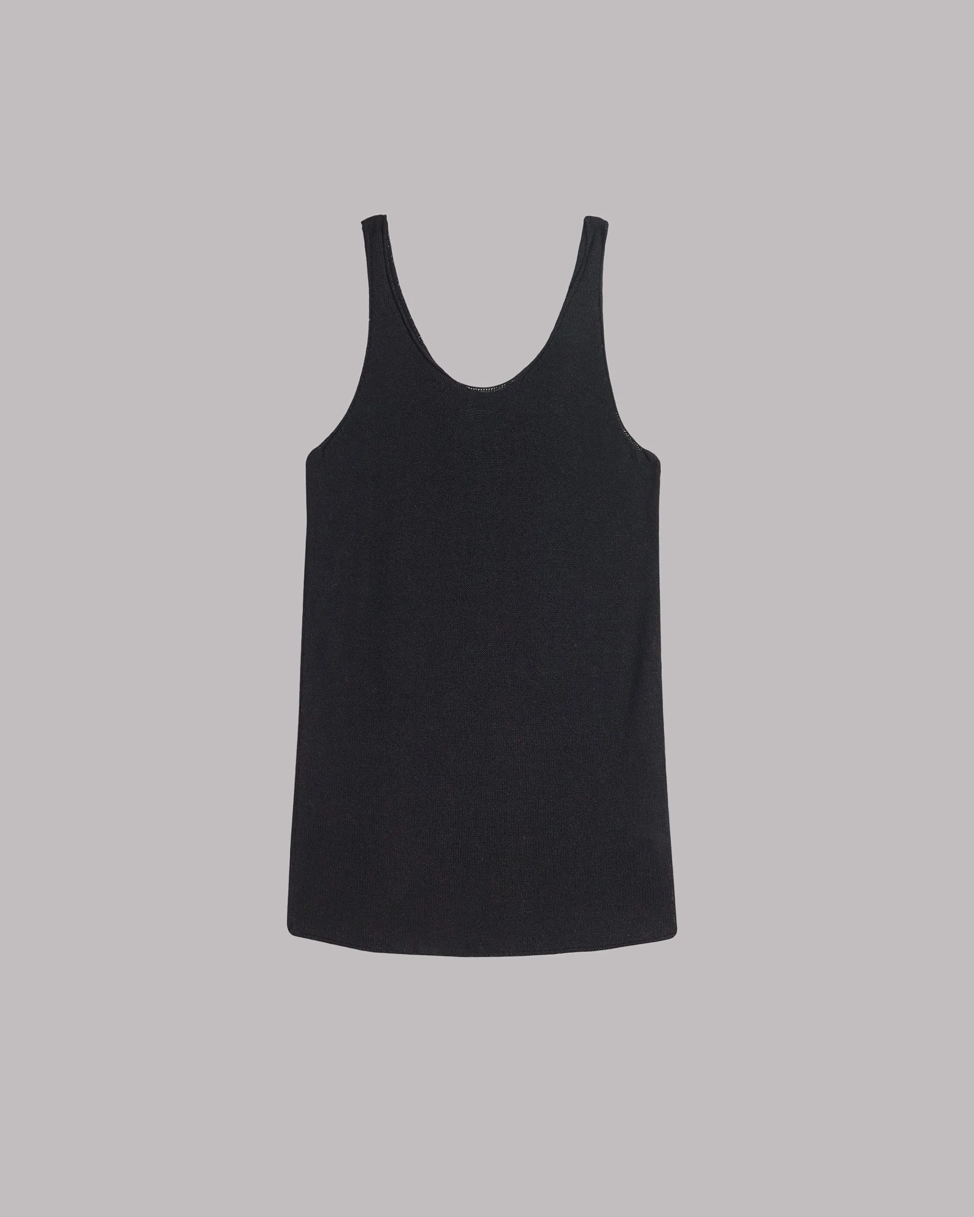 The Black Thin Knit Dress