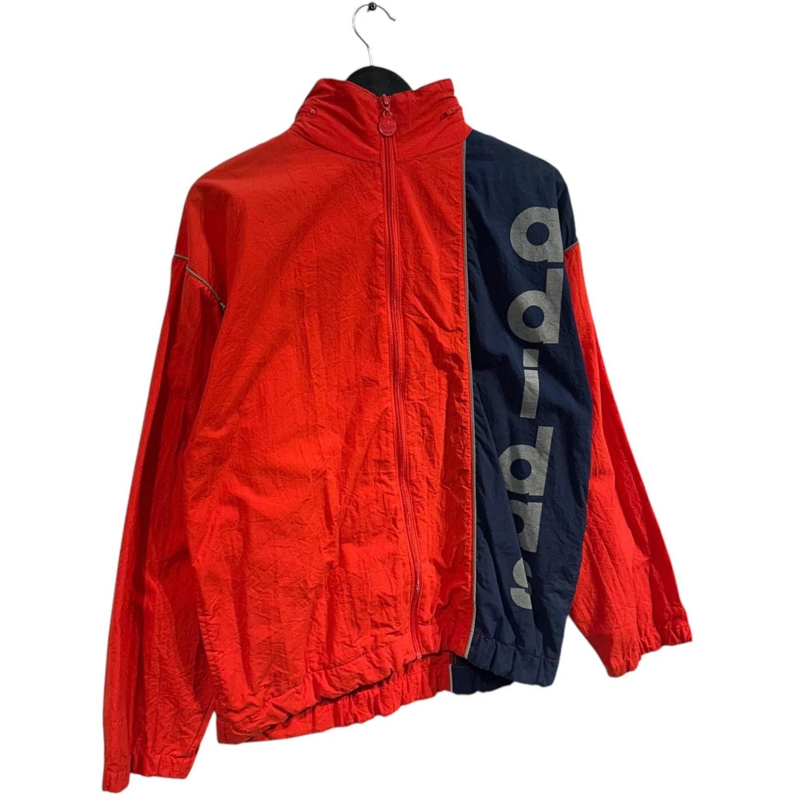 Vintage Adidas Spellout Windbreaker