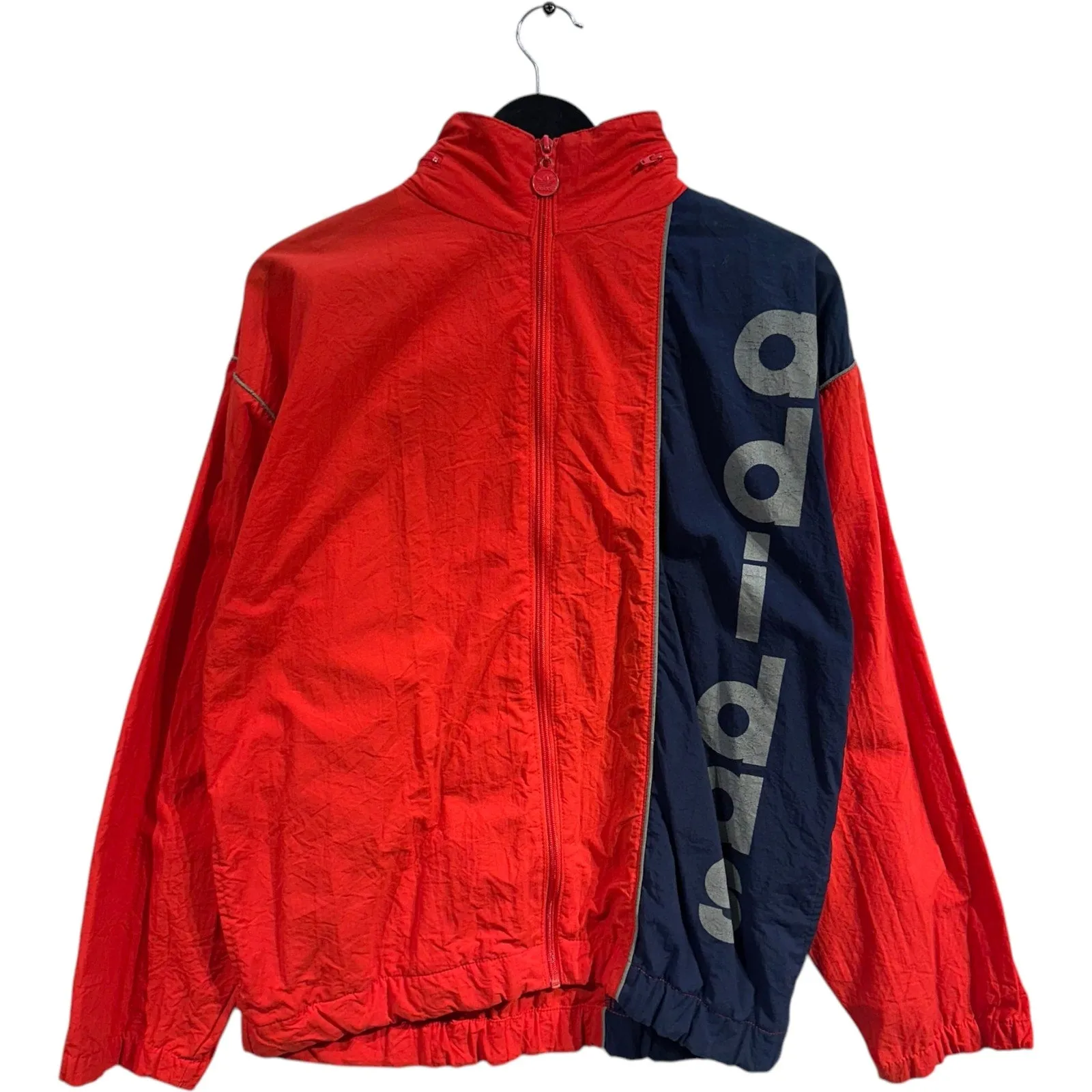 Vintage Adidas Spellout Windbreaker