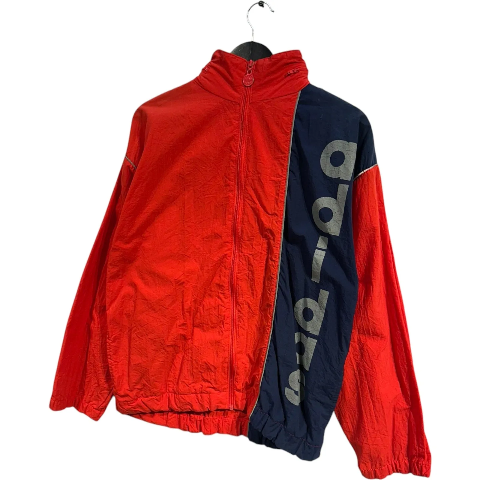 Vintage Adidas Spellout Windbreaker