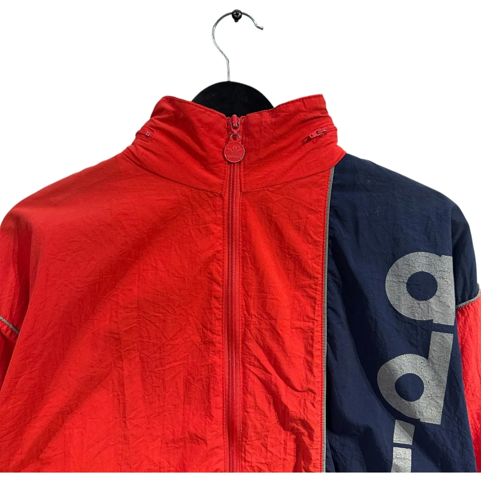 Vintage Adidas Spellout Windbreaker