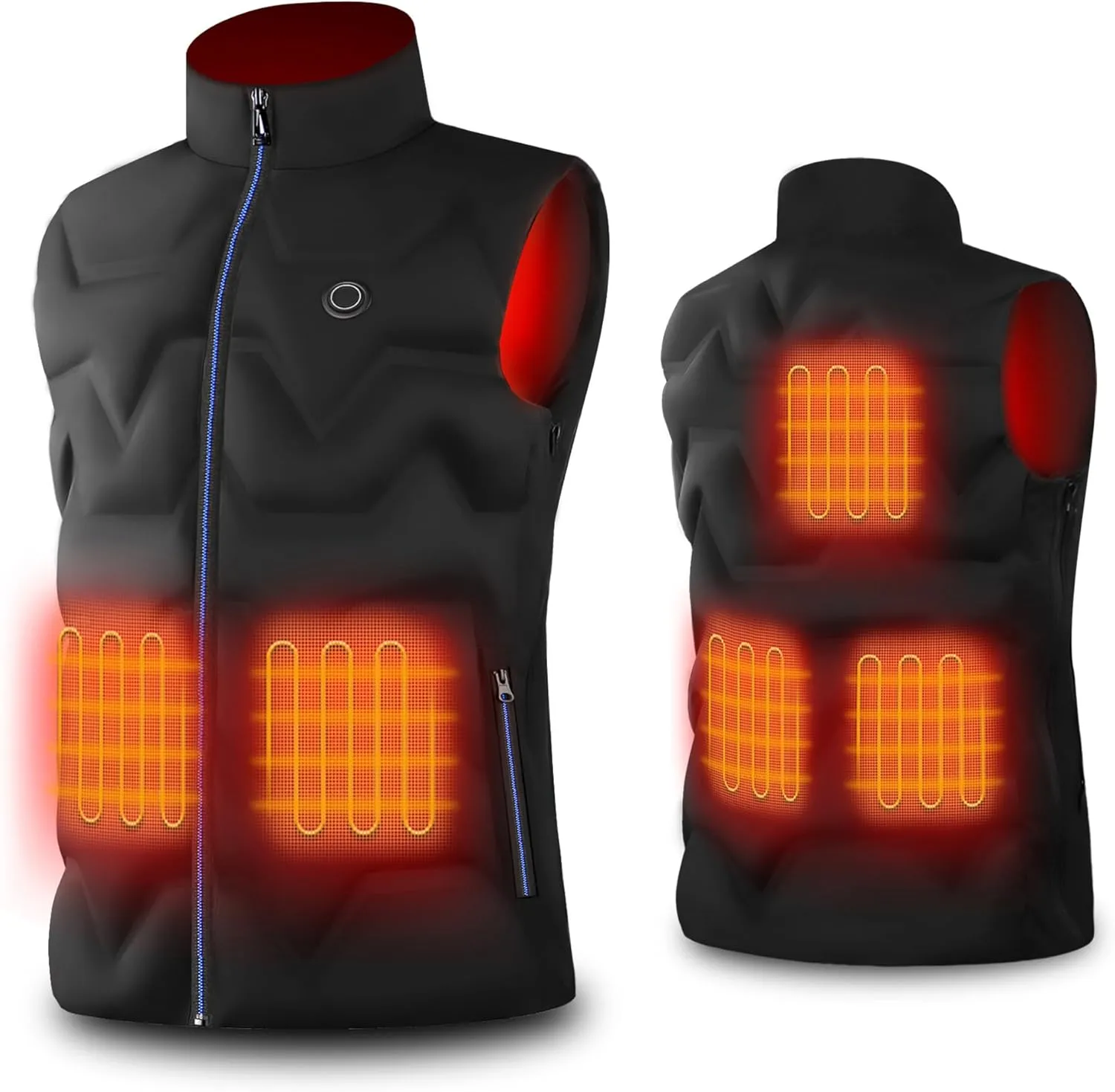 Vofuoti Heated Vest Women with Battery Pack Included, Lightweight USB Rechargeable Electric Heating Vest